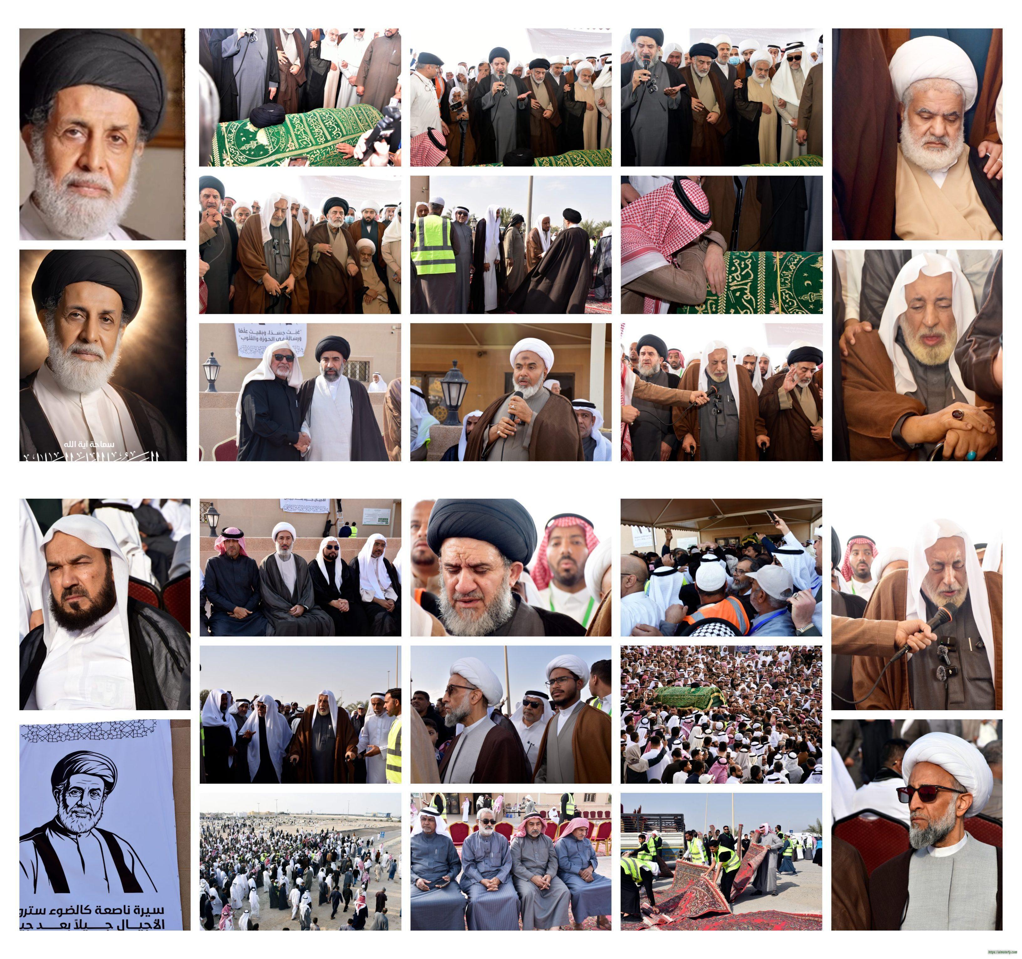 التشيع المهيب لاية الله السيد علي السيد ناصر السلمان بالاحساء.