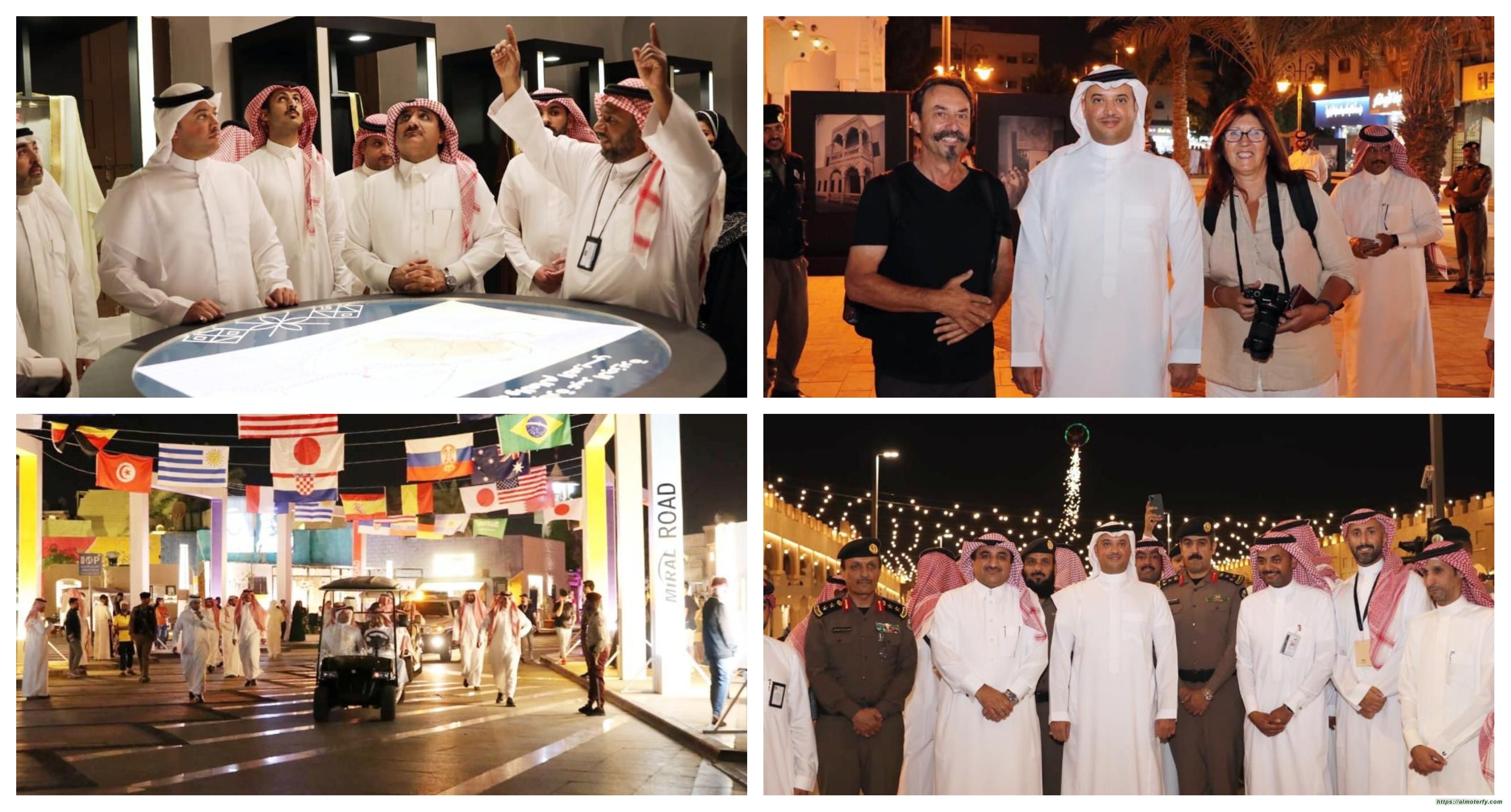 سمو الأمير سعود بن طلال يزور مواقع مهرجان واحة الأحساء