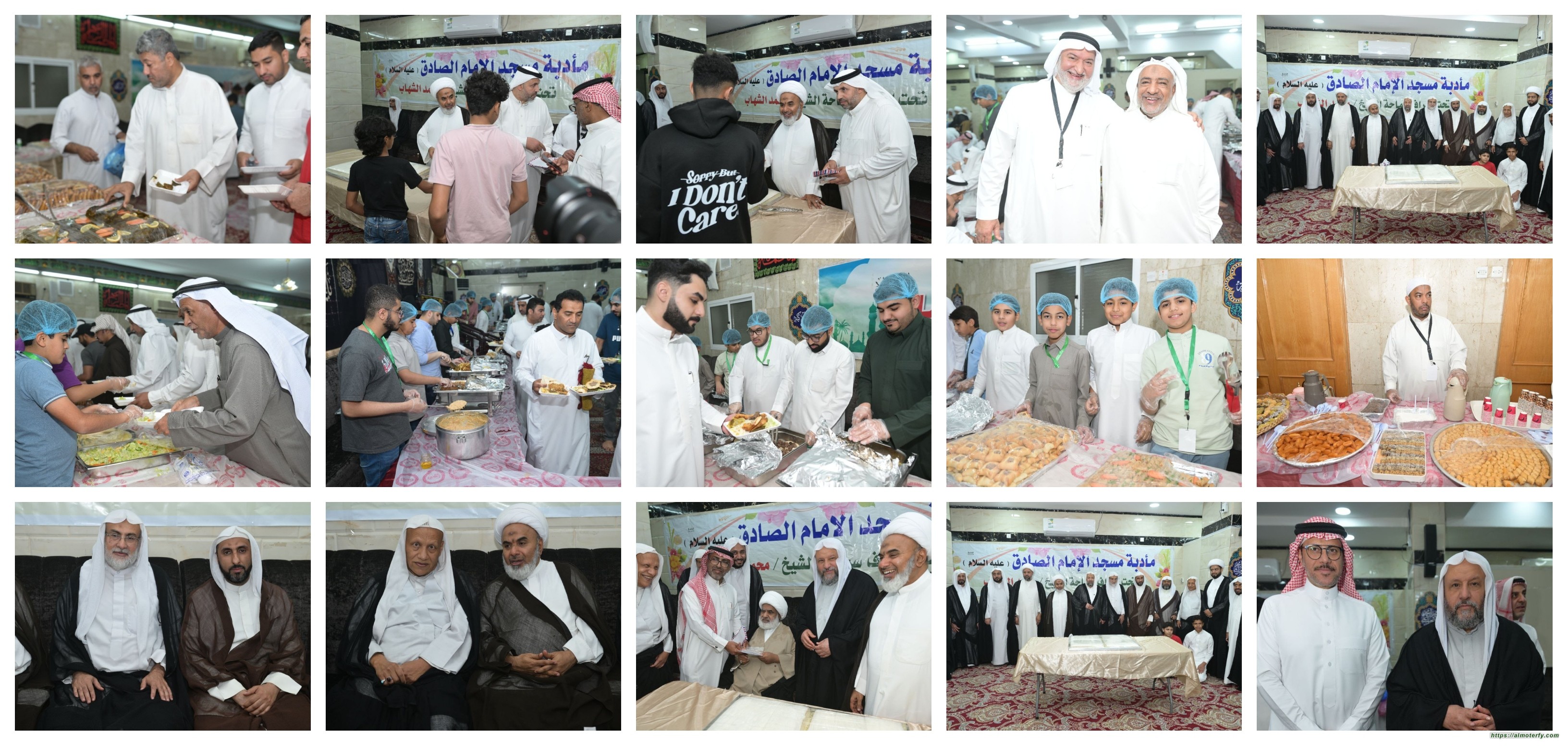 أعضاء وأيتام مركز بر حي الملك فهد في ضيافة جامع الإمام الصادق