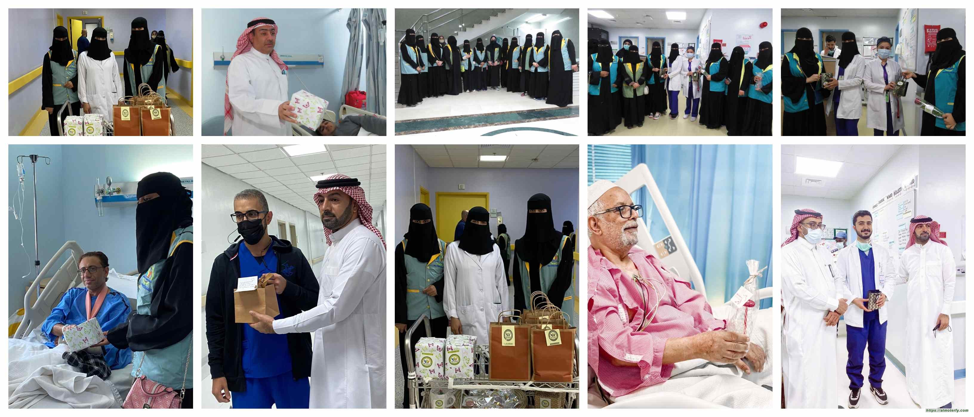 همسات الثقافي بمناسبة يوم التأسيس السعودي يقدم للمرضى٨٠٠ هدية
