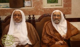 سادة السلمان يتلقون العزاء في رحيل السيد علي السيد أحمد السلمان .