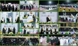 (7367) طالباً وطالبة يمثلون الدفعة الرابعة والأربعون :  أمير الشرقية يرعى حفل تخريج طلاب وطالبات جامعة الإمام عبد الرحمن بن فيصل