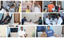 348 متبرع ينجحون حملة التبرع بالدم في برالفيصلية