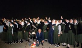 رصد فلكي تعليمي في العاصمة الأردنية عمان
