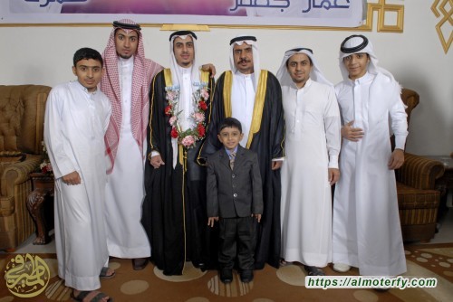 السعادة  لابناء قرية المطيرفي بزفاف ابناء عائلة النجاد