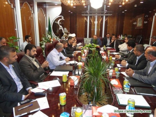 (تقرير مصور) العتبة العلوية في النجف تبحث مستقبل مشاريعها في البنى التحتية 