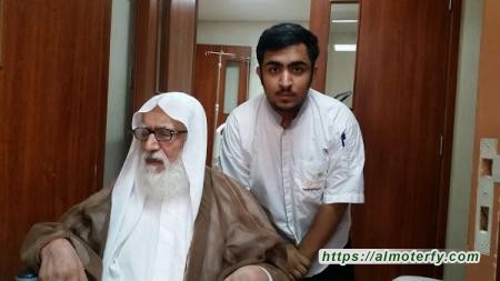 خروج اية الله السيد طاهر السلمان من المستشفى بصحة وعافية
