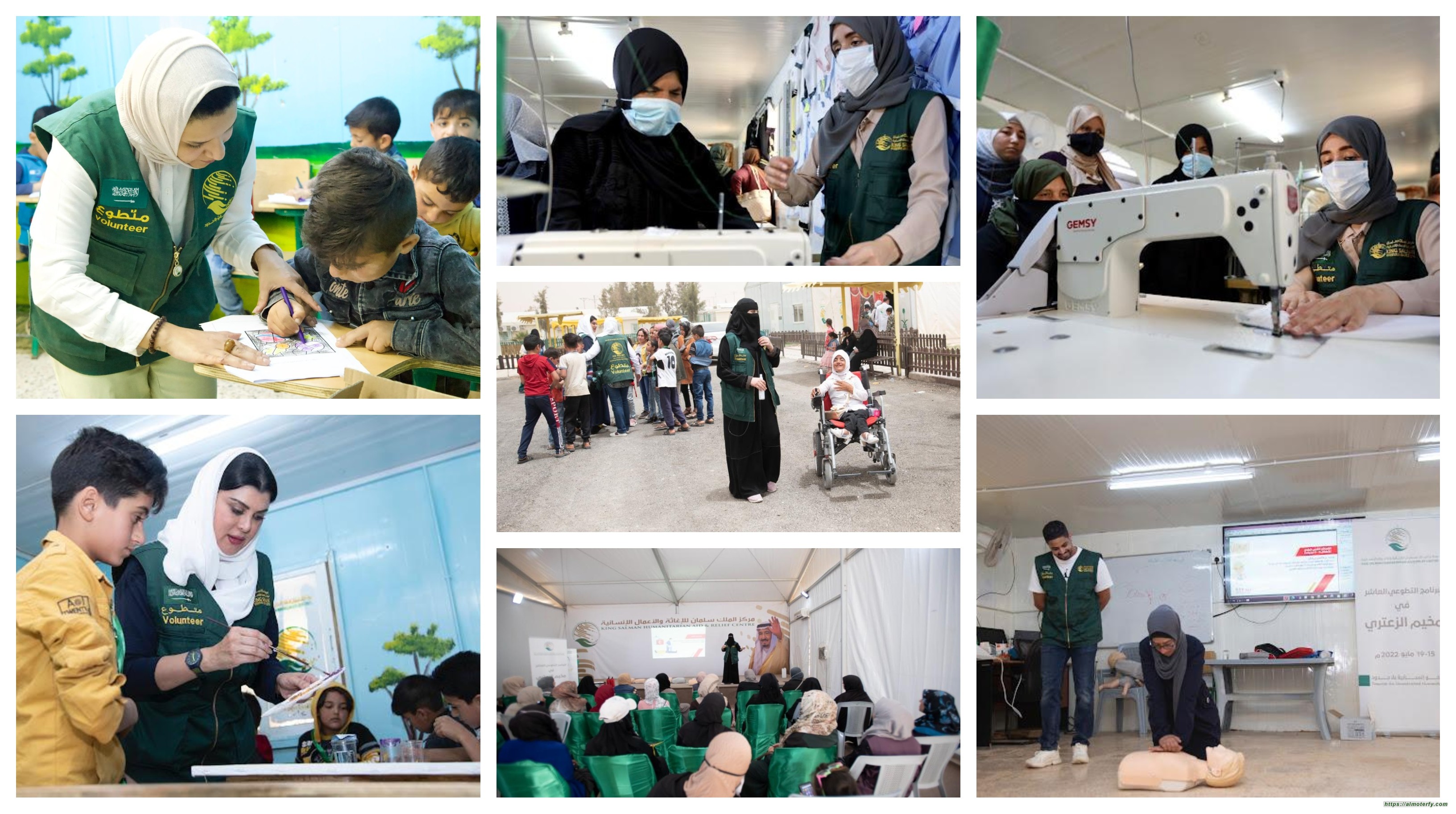 "مركز الملك سلمان الإغاثي" يدشن البرنامج التطوعي الثامن والتاسع في مخيم الزعتري بالأردن