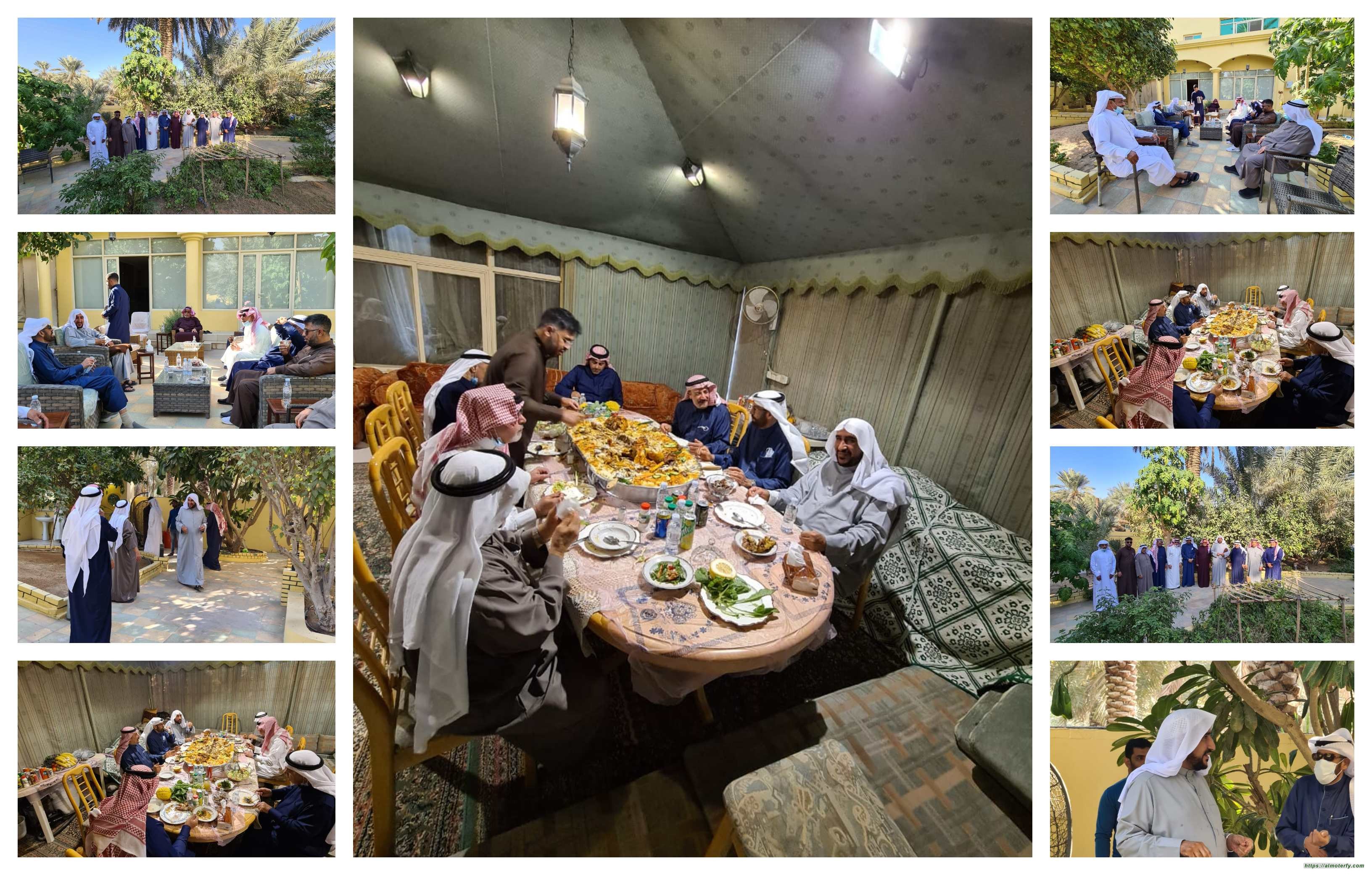 العلامة السيد "ابو عدنان في ضيافة الاستاذ احمد العلوان