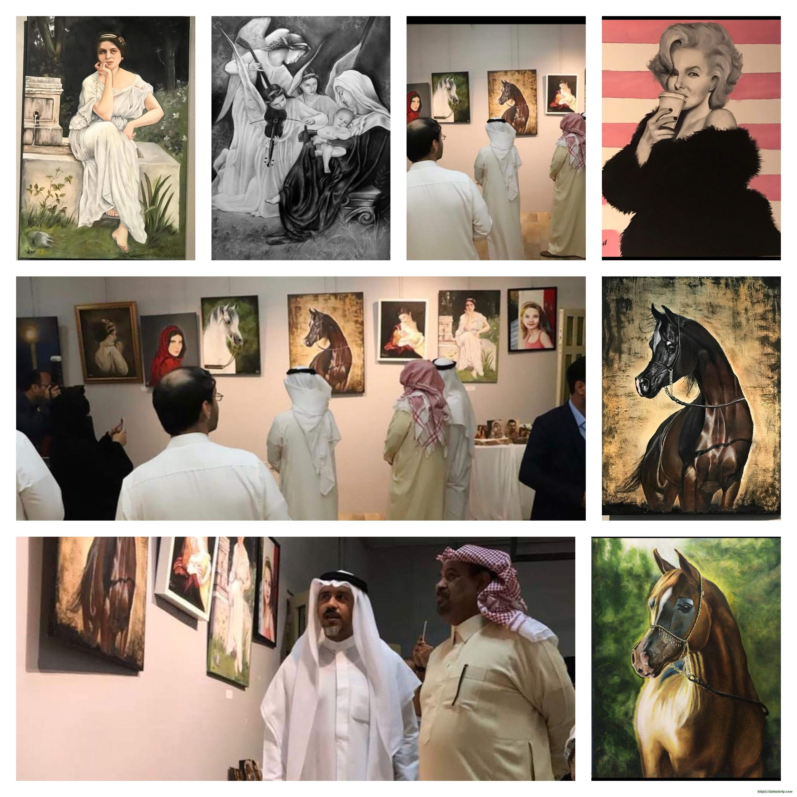 حوار-الفنانةالتشكيلية مريم _الرسم يعني لي حياة ثانية ومايميز لوحاتي هو الدقه بالتفاصيل والهدوء بالألوان