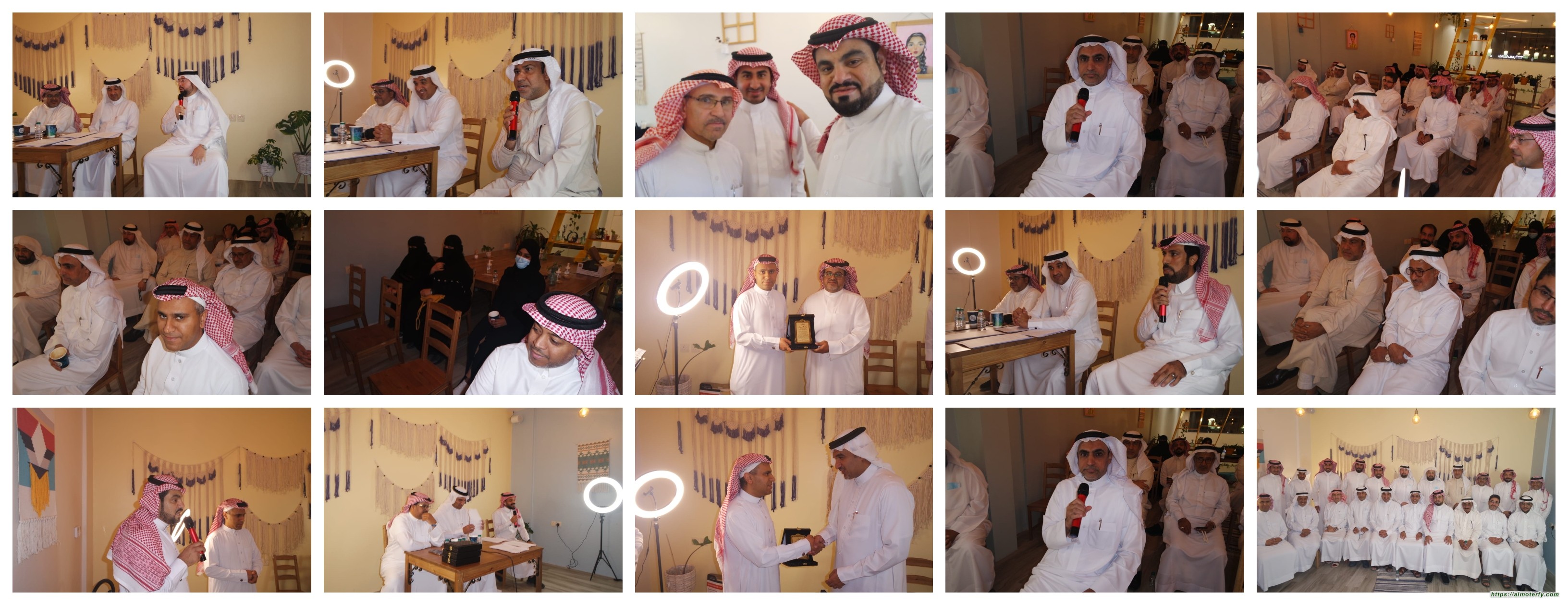 الوسمي يضيء صحني الأزرق بشعره البانورامي مع أطياف