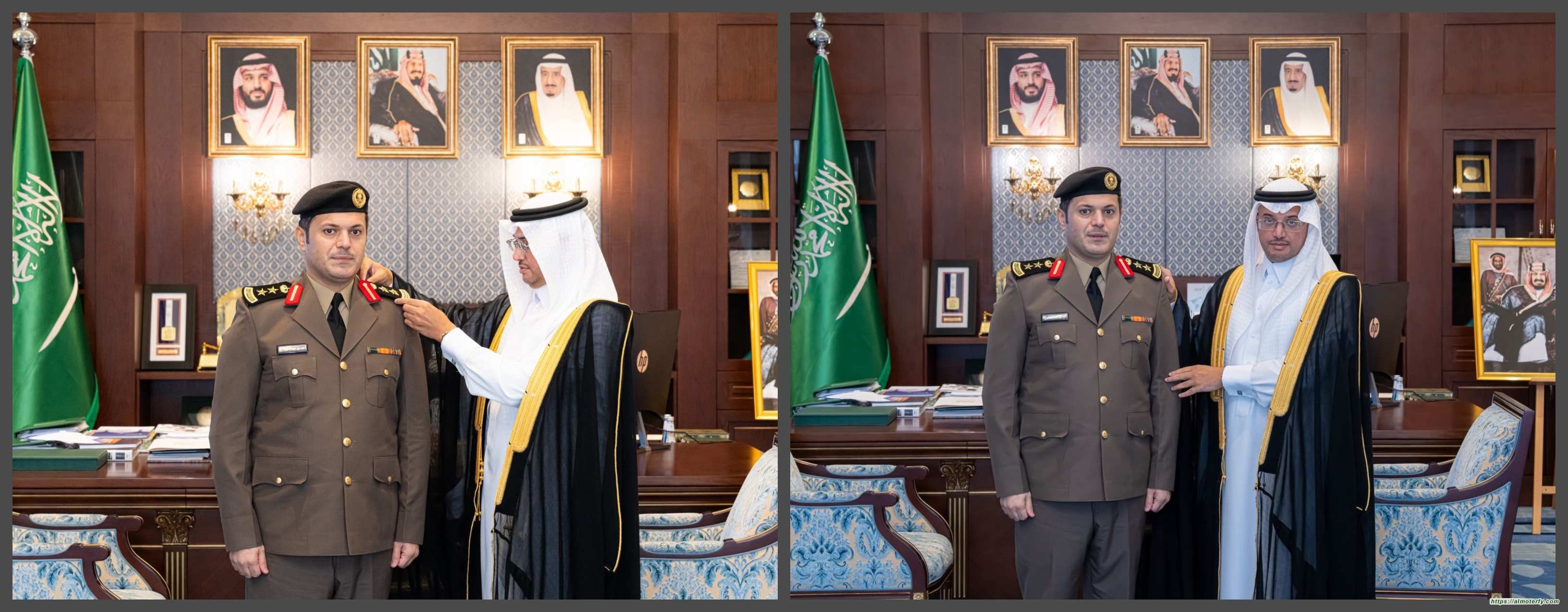 سمو محافظ الأحساء يُقلّد مساعد مدير مرور المحافظة رتبته الجديدة