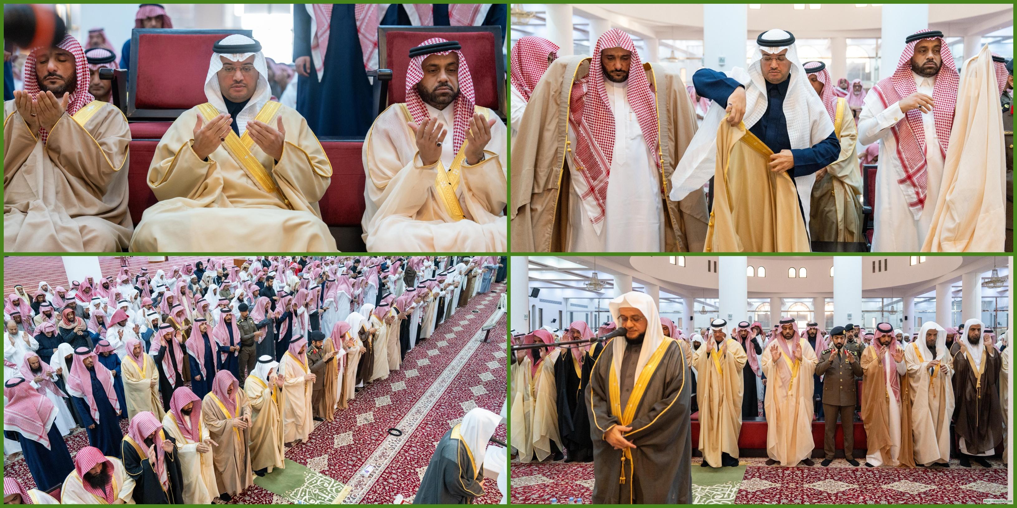 سمو محافظ الأحساء يؤدي صلاة الاستسقاء