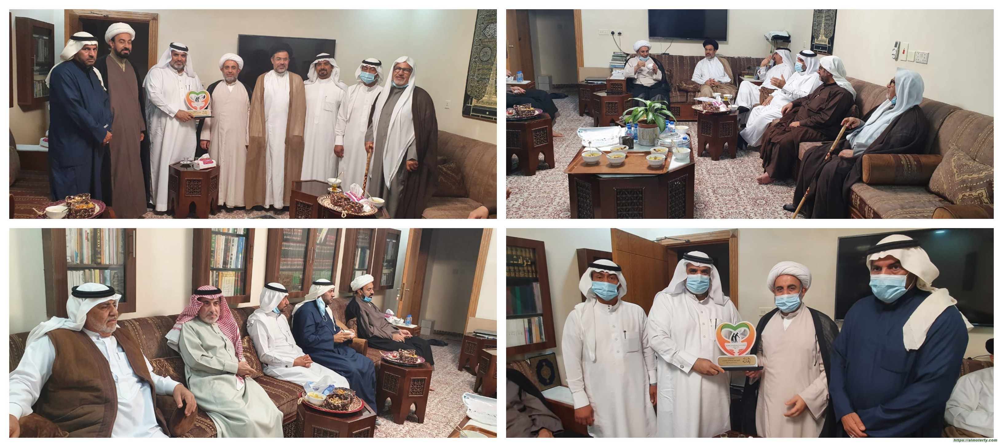 جمعية رحماء تزور العلامة الشيخ حسين بوخمسين