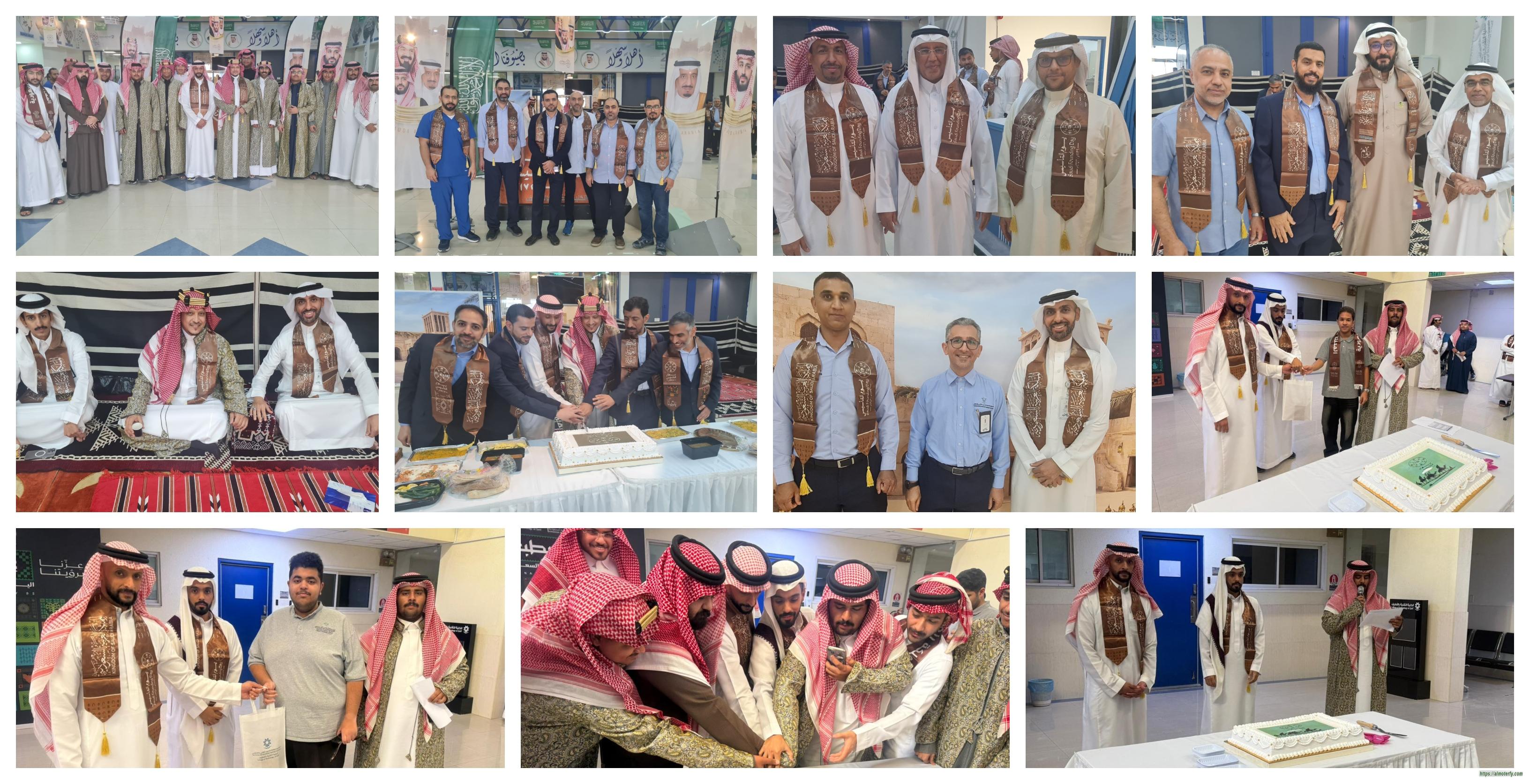 بالفخر الاعتزاز  " تقنية القطيف " تحتفى بيوم التأسيس