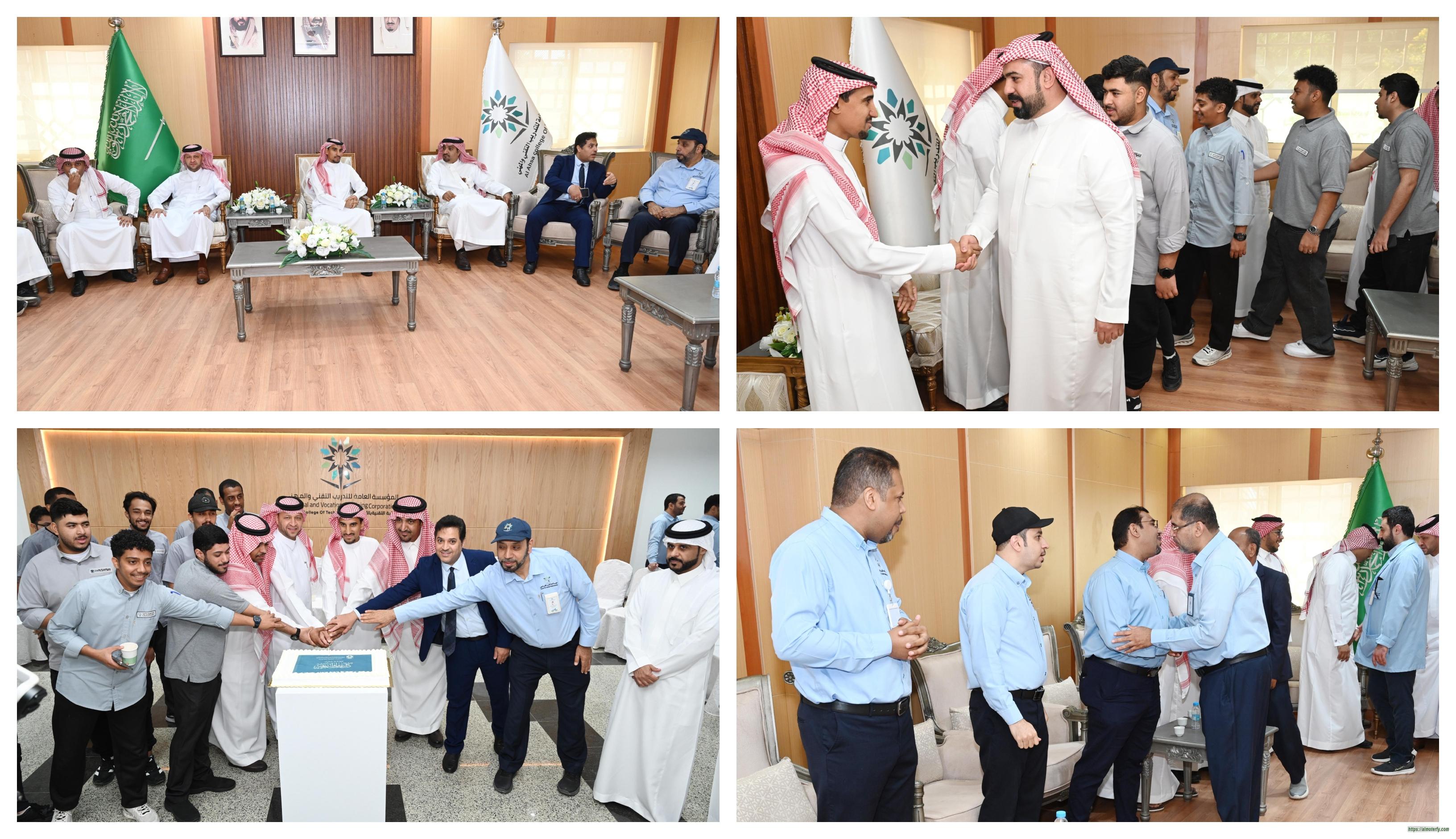 *تقنية الأحساء تقيم حفل معايدة لمنسوبيها والمتدربين بمناسبة عيد الفطر 1447 هـ*