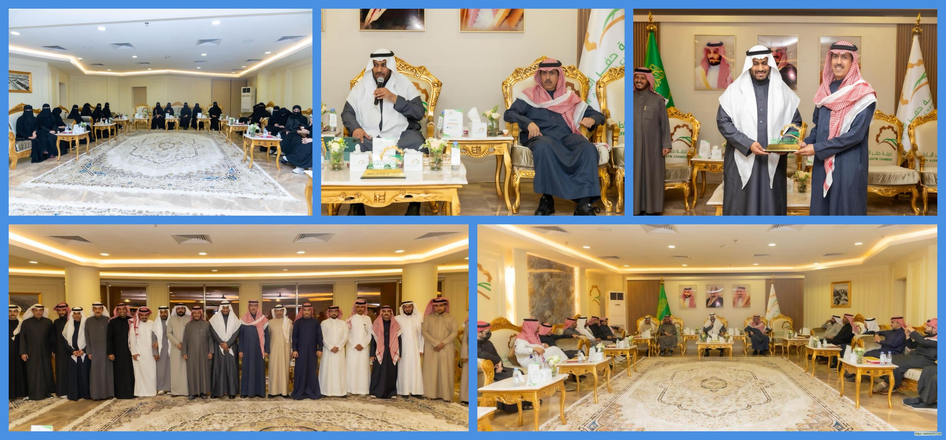 عميد تقنية حفرالباطن ضيف ديوانية أعمال الغرفة لشهر فبراير