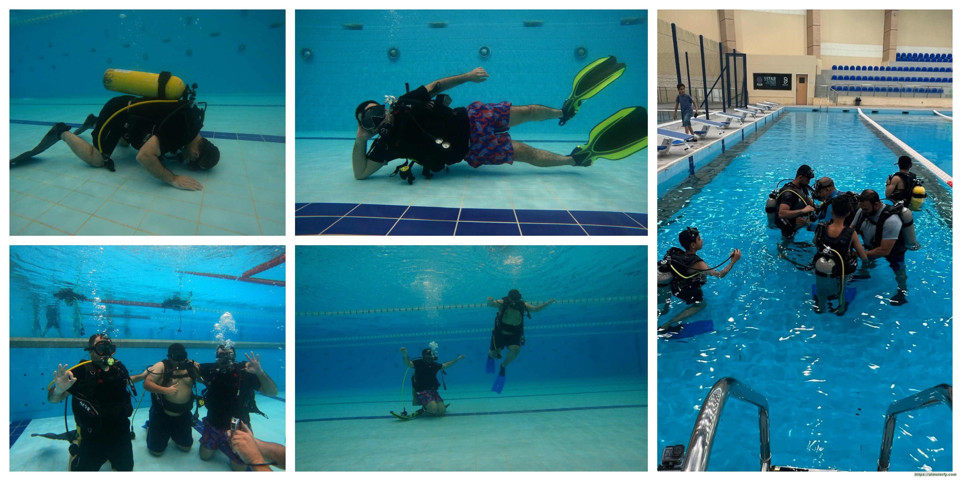 تجربة الغوص مع فريق نمور الكاراتيه بالأحساء