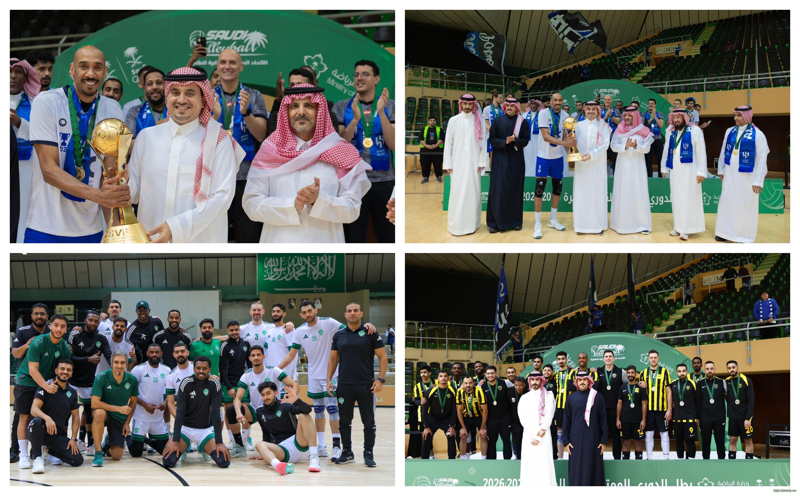 بن جلوي يتوج الهلال بطلاً للدوري الممتاز للكرة الطائرة