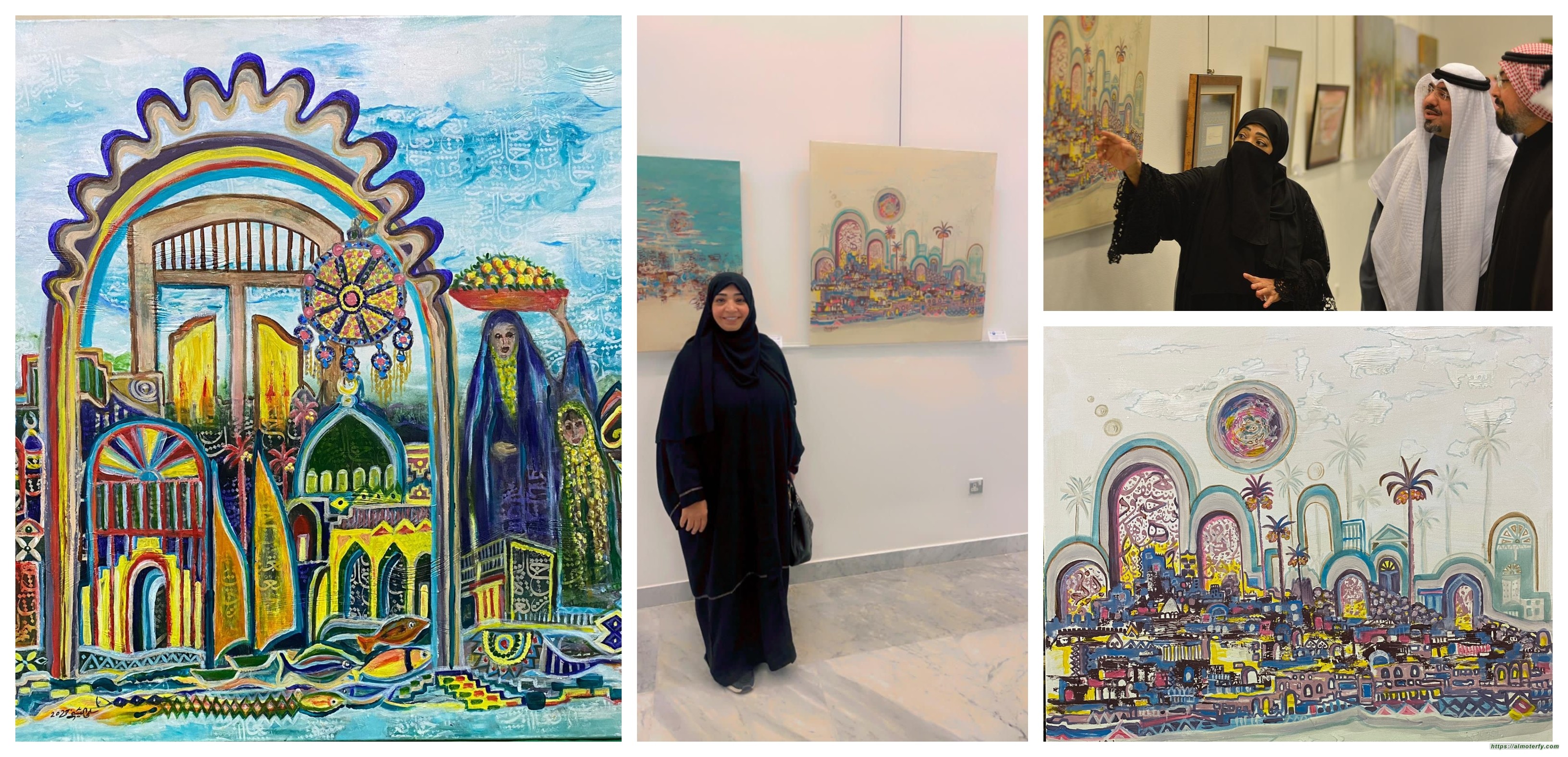  الشيخ تتالق بالمعرض الخليجي الثالث بالكويت