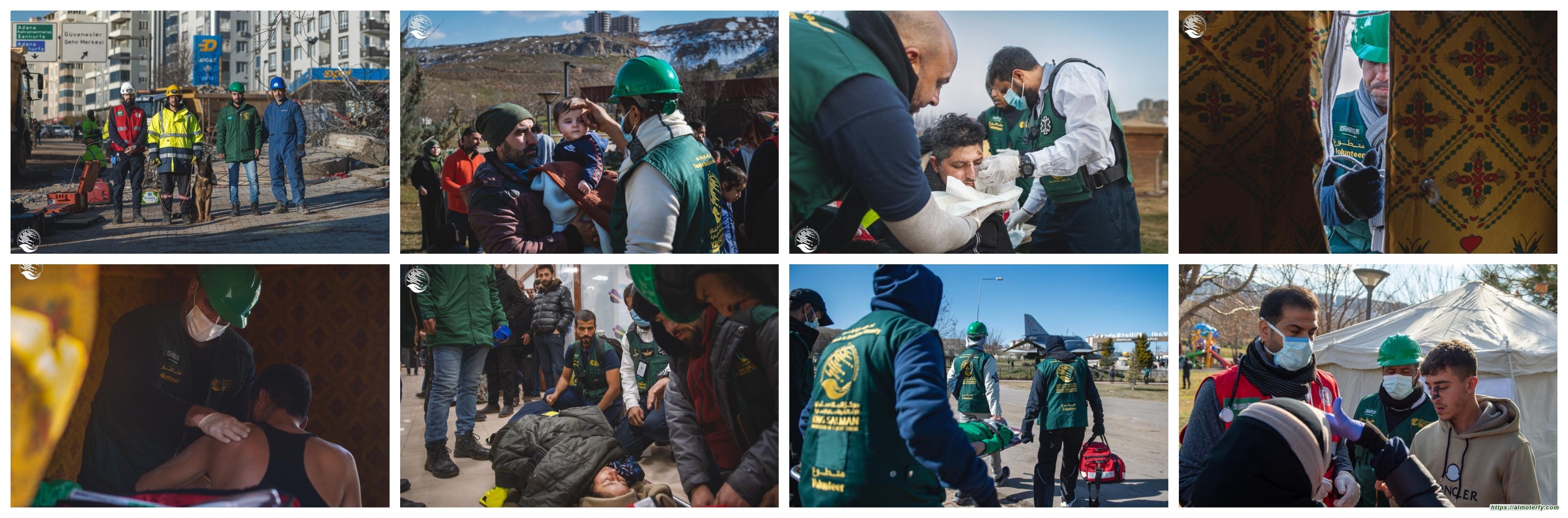 مركز الملك سلمان الإغاثي  يواصل ميدانيًا جهوده التطوعية لعمليات البحث والانقاذ في تركيا