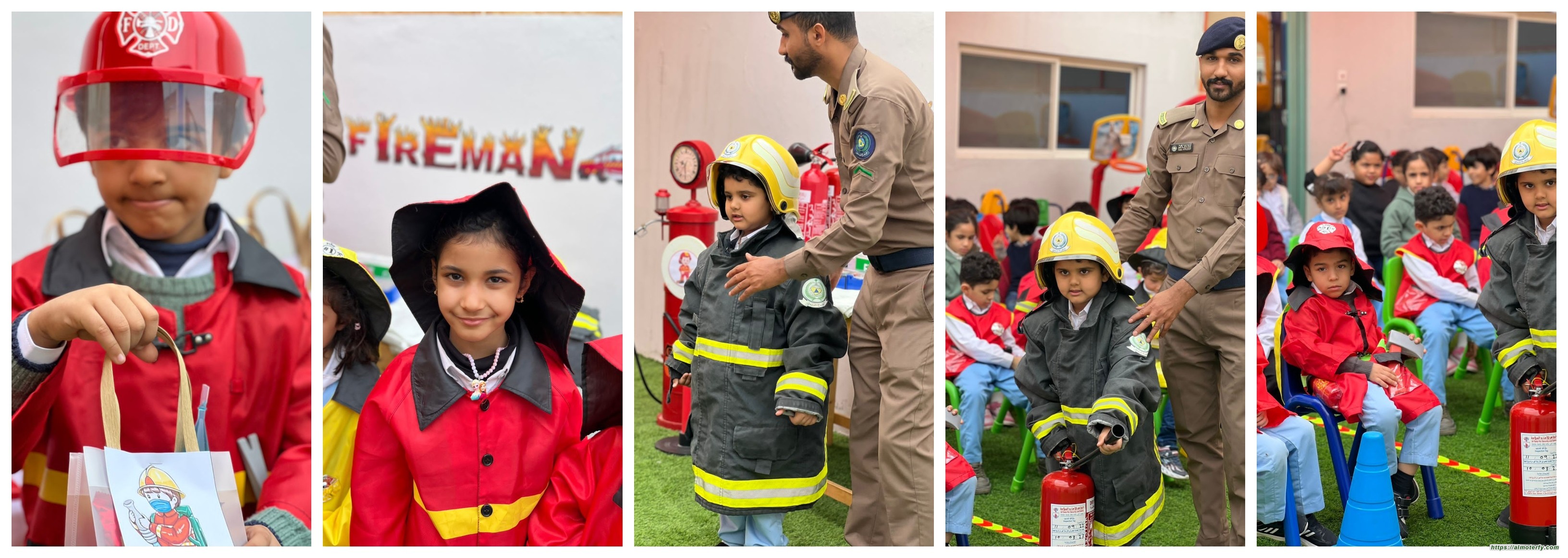 خطة إخلاء في مركز حمد بحضور رجال الدفاع المدني