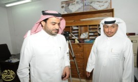 مركز المطيرفي يستقبل مدير جمعية البر الأستاذ معاذ الجعفري