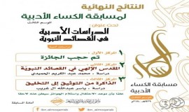 نتائج مسابقة الكساء الأدبية