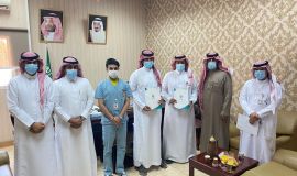 توقيع عقد شراكه مجتمعيه بين رئيس اللجنه الاهليه بتربه والمركز الصحي الجنوبي