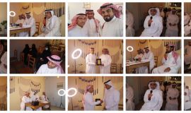 الوسمي يضيء صحني الأزرق بشعره البانورامي مع أطياف