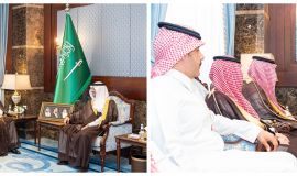 سمو محافظ الأحساء يستقبل مدير فروع البنك العربي بالمحافظة