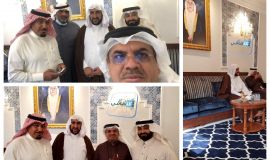 سماحة السيد "أبو عدنان " وعددا من أعضاء المقهى الثقافي في ضيافة الاستاذ علي العباد