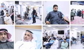 اختتام حملة التبرع بالدم السادسة بالمطيرفي