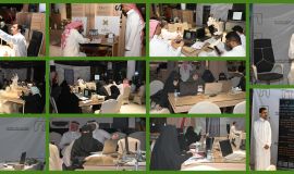 بالصور .. عيون الإعلام يدرب 14 إعلامي وهاوي على التصميم بالفوتوشوب في مساحة الشايب بالهفوف