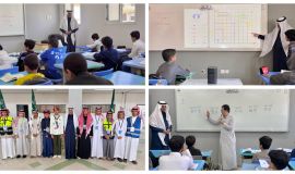 للدعم وتلمس الاحتياجات  مدير عام تعليم الطائف يقف على مدرستي ابتدائية القيم الأعلى ومتوسطة حسان بن ثابت،