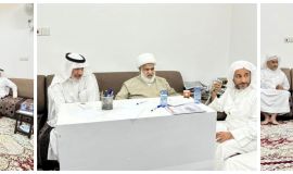 بر الفيصلية في زيارة لسماحة الشيخ علي الدهنين .