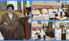 بر الفيصلية بالهفوف في زيارة للسيد هاشم السلمان