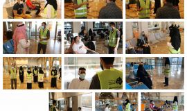 إدارة التوعية الصحية بصحة الأحساء تفعل حملة نسافر_بحذر