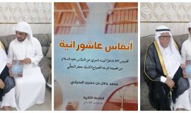 عبرات البحراني الولائية تتجلى في أنفاسه العاشورائية.